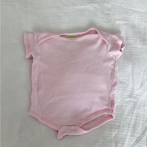 4/$20 Solid Pink Bodysuit | Sesame Beginnings | 0-3 Months